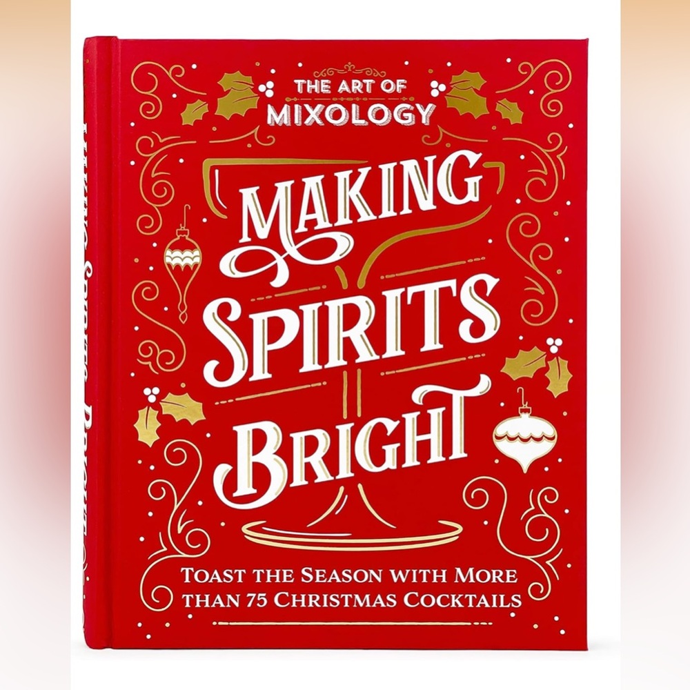 mixology hard cover Christmas and stocking stuffer drink mix book